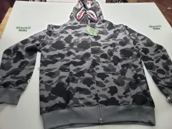 BAPE Color Camo Shark Zip Hoodie Black 4580793319054 review stockxkicks.org 02