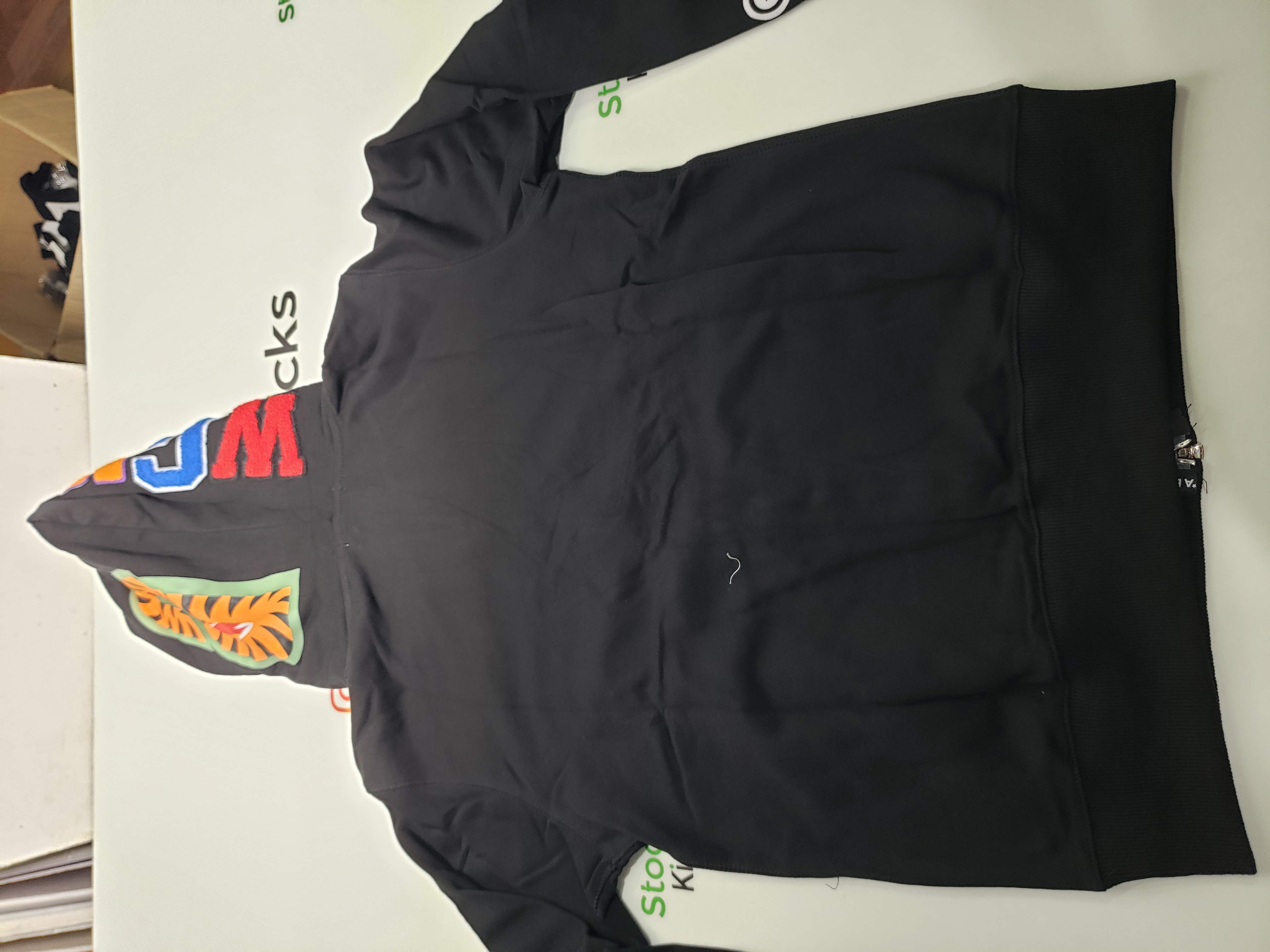 BAPE ABC Camo Shark Zip Hoodie Black Pink review stockxkicks.org 03