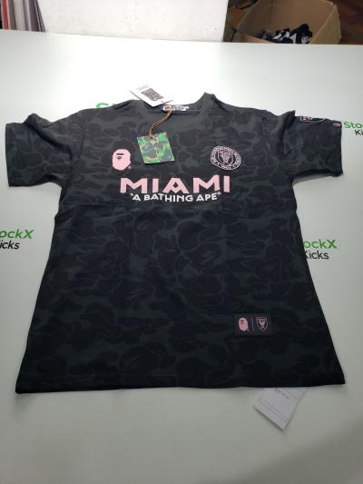 BAPE x Inter Miami CF Camo Tee Black T-shirt review stockxkicks.org 00