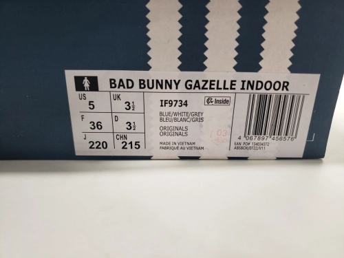 Adidas Gazelle Indoor Bad Bunny San Juan IF9734 review 