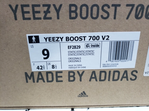 LJR Batch Yeezy Boost 700 V2 “Static” EF2829 review 