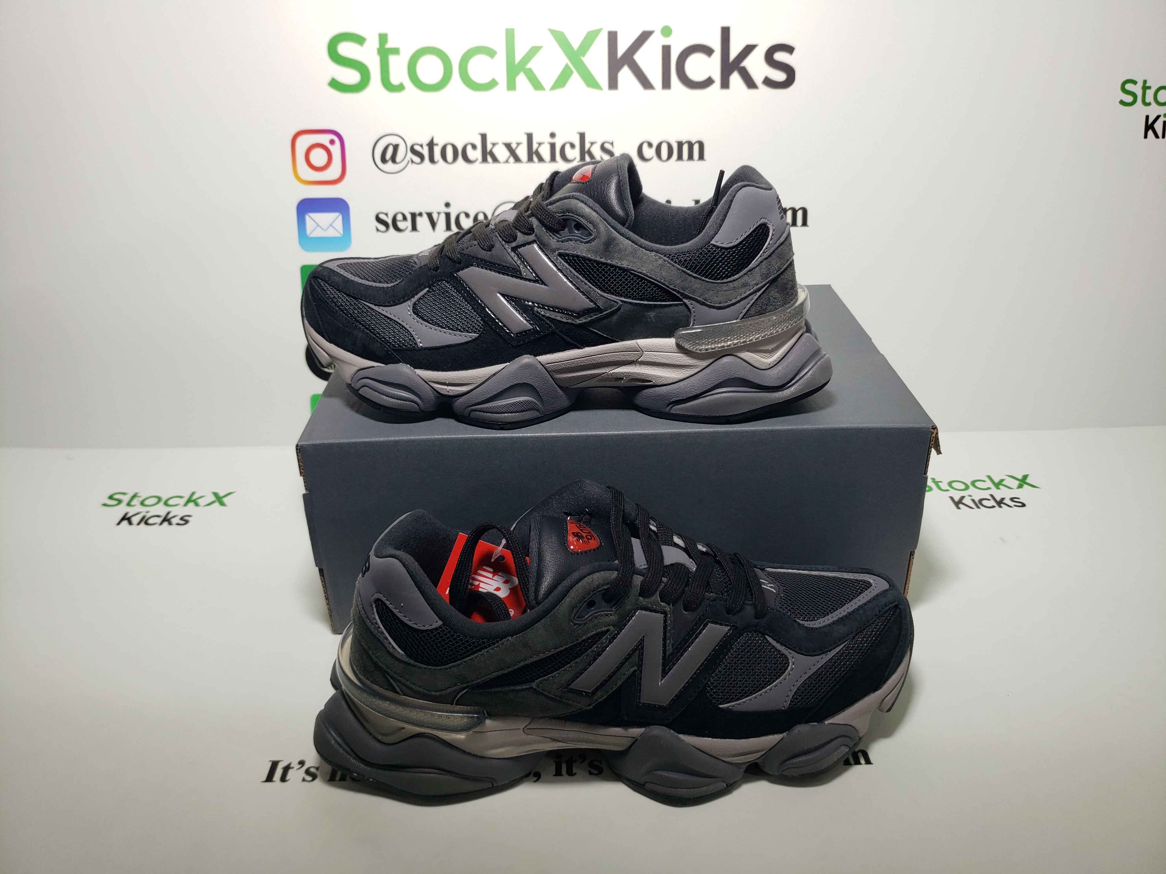 New Balance 9060 Black Castlerock Grey U9060BLK review stockxkicks.org 03