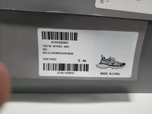 Balenciaga 3XL Sneaker Grey 734733 W2RB5 2801 review 