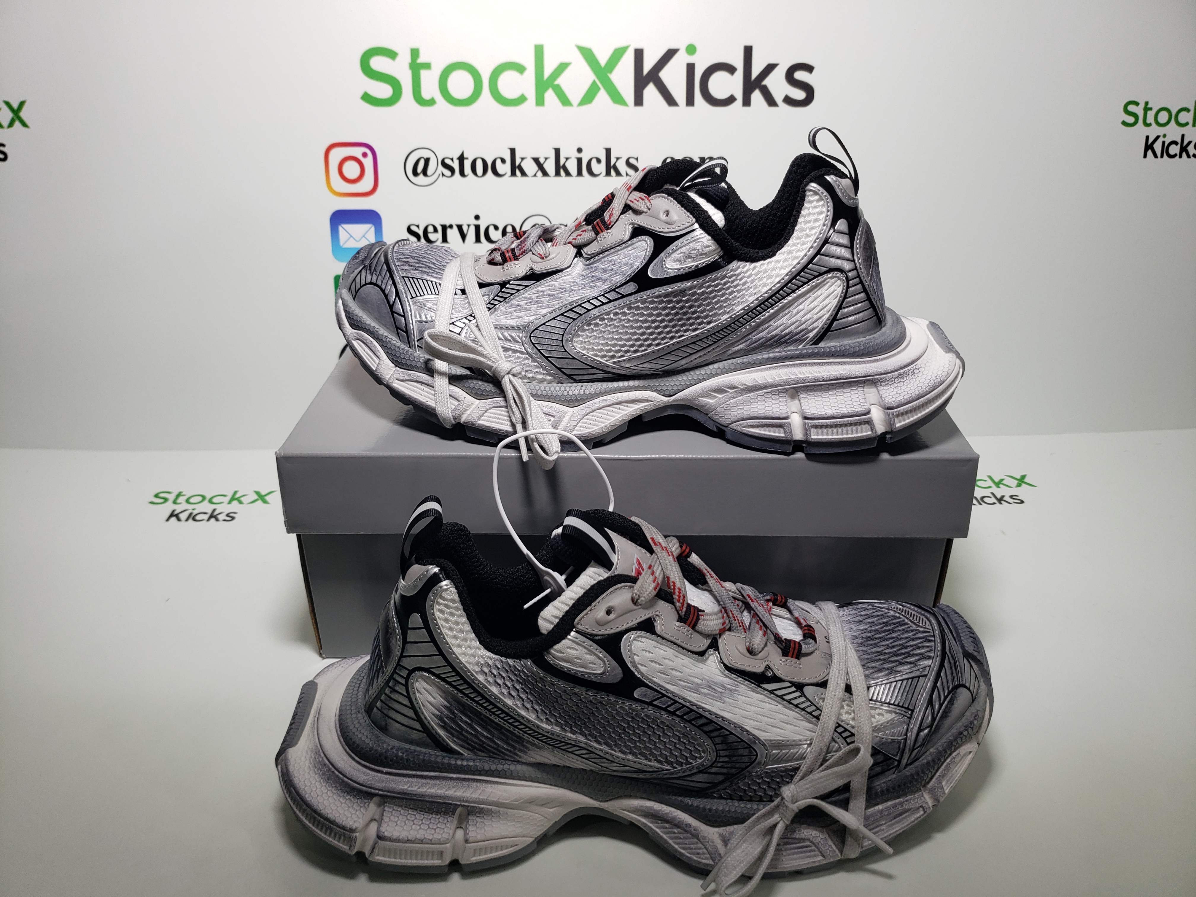 Balenciaga 3XL Sneaker Grey 734733 W2RB5 2801 review stockxkicks.org 03