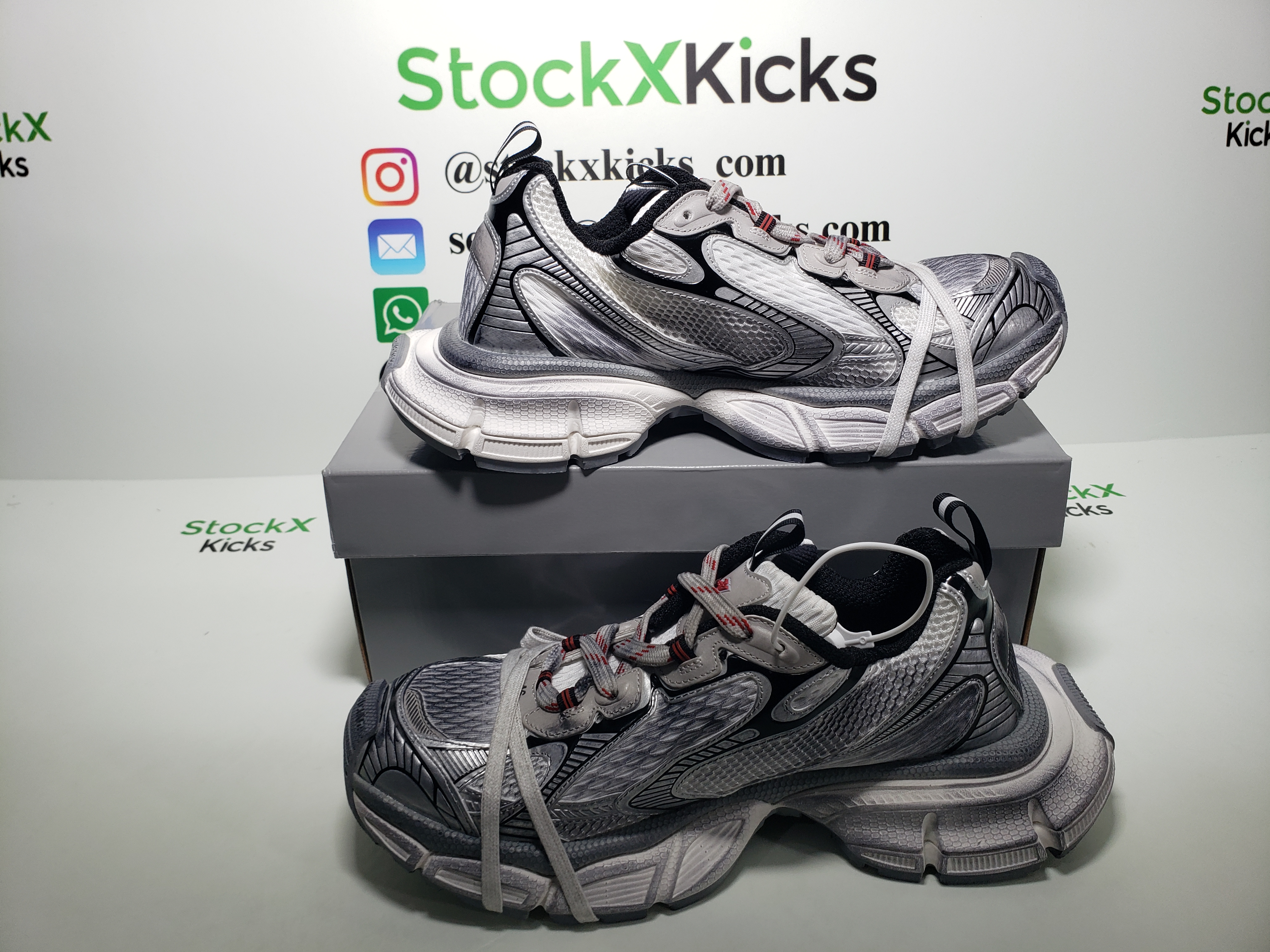 Balenciaga 3XL Sneaker Grey 734733 W2RB5 2801 review stockxkicks.org 04