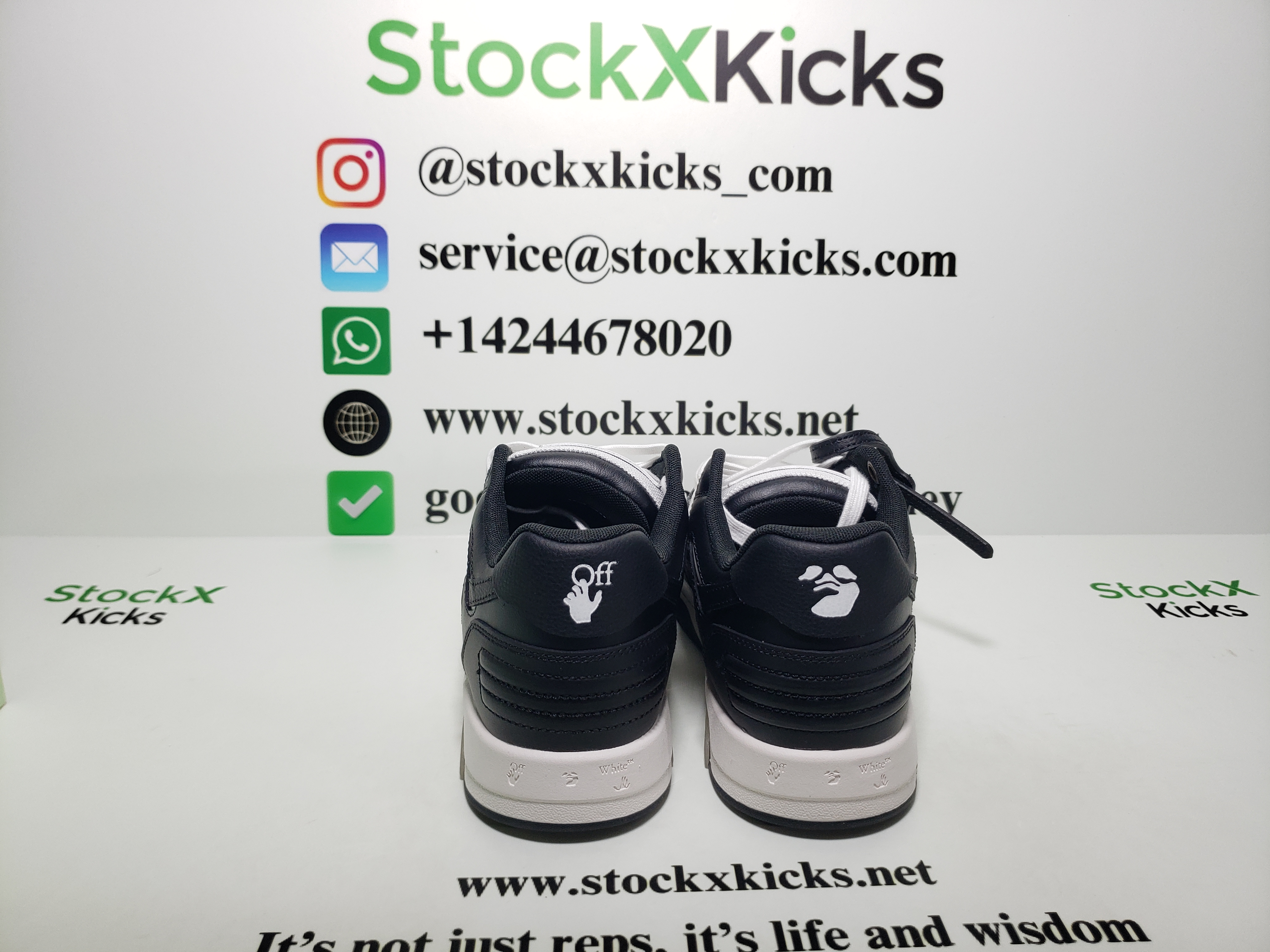 PK God Batch OFF-WHITE Out Of Office OOO Low Tops White Black White OMIA189C99LEA0011004 review stockxkicks.org 01