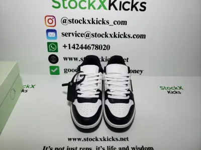 PK God Batch OFF-WHITE Out Of Office OOO Low Tops White Black White OMIA189C99LEA0011004 review stockxkicks.org 05