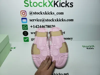 PK God Batch OFF-WHITE Out Of Office OOO Low Tops Pink White OMIA189 C99LEA00 13001 review stockxkicks.org 06