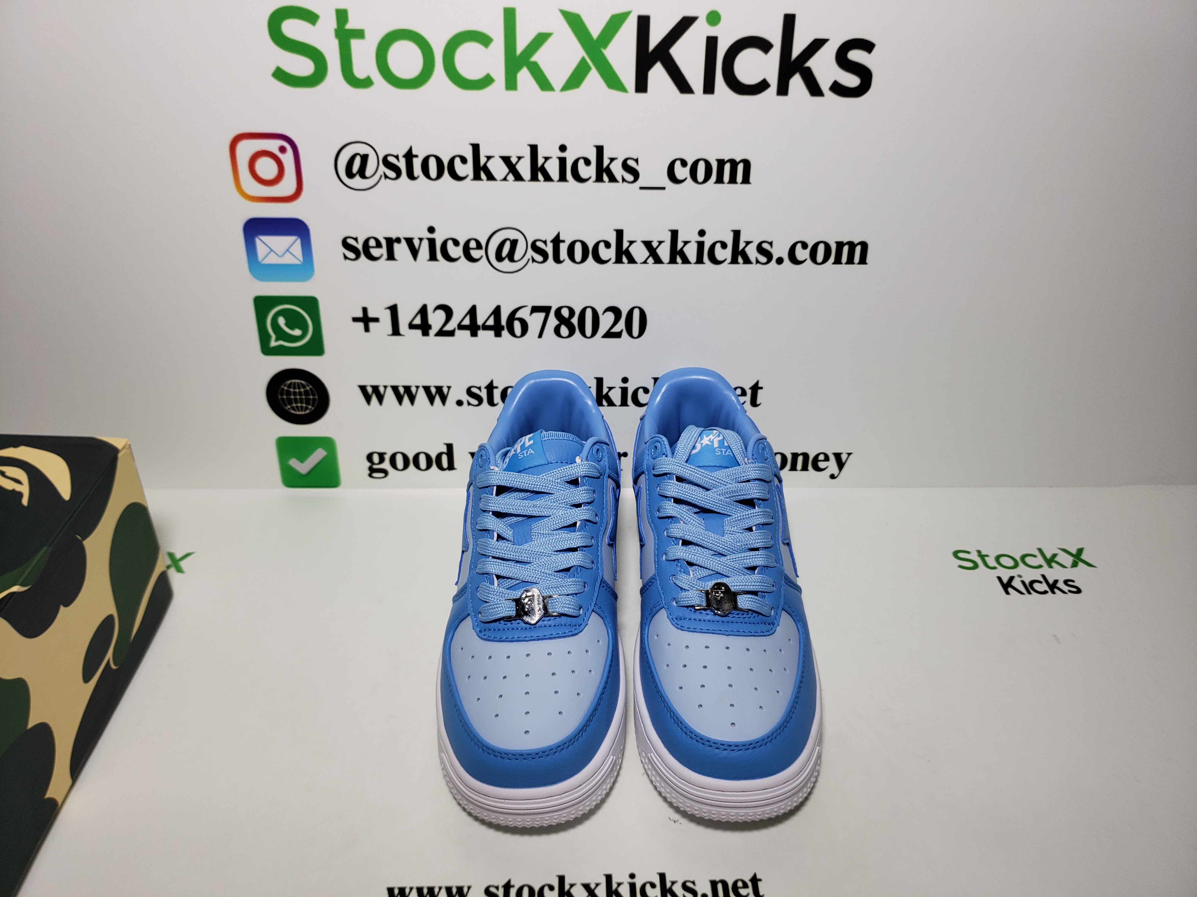 A Bathing Ape Bape Sta Low All Sky Blue OZXSHM-191-006K review stockxkicks.org 05