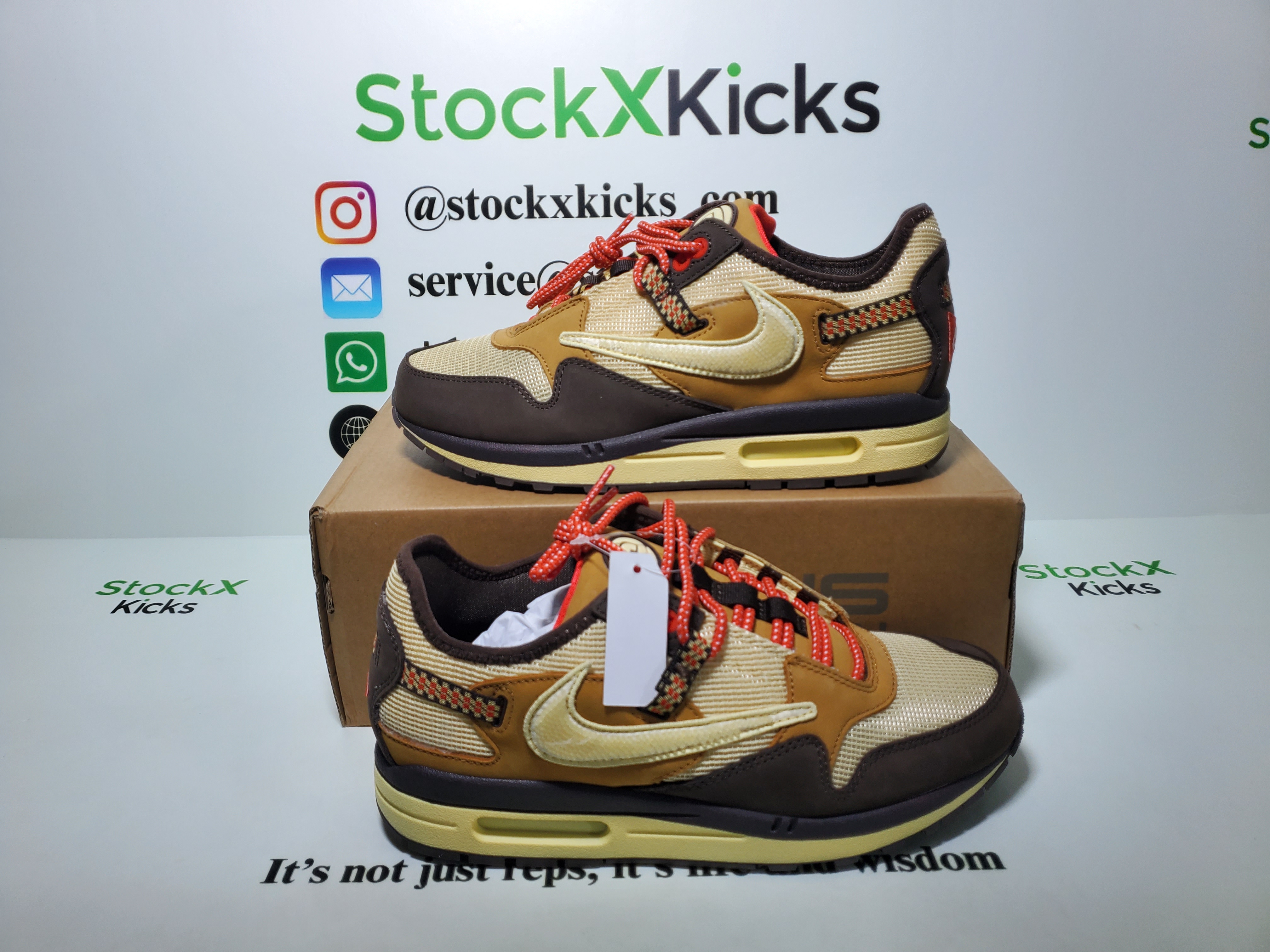 PK God Batch Nike Air Max 1 Travis Scott Cactus Jack Baroque Brown DO9392-200 review stockxkicks.org 03