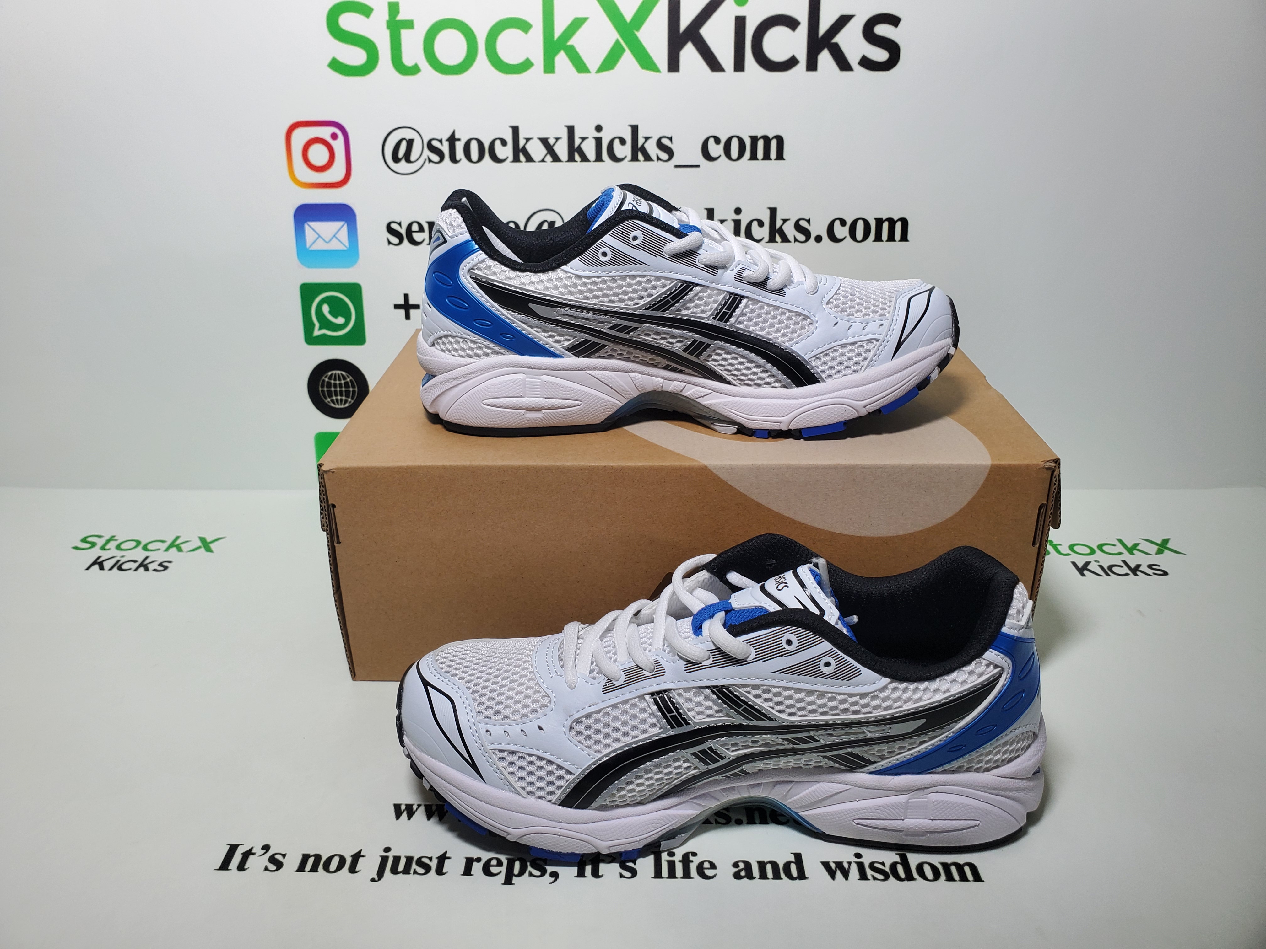 ASICS Gel-Kayano 14 White Tuna Blue 1201A019-101 review stockxkicks.org 04