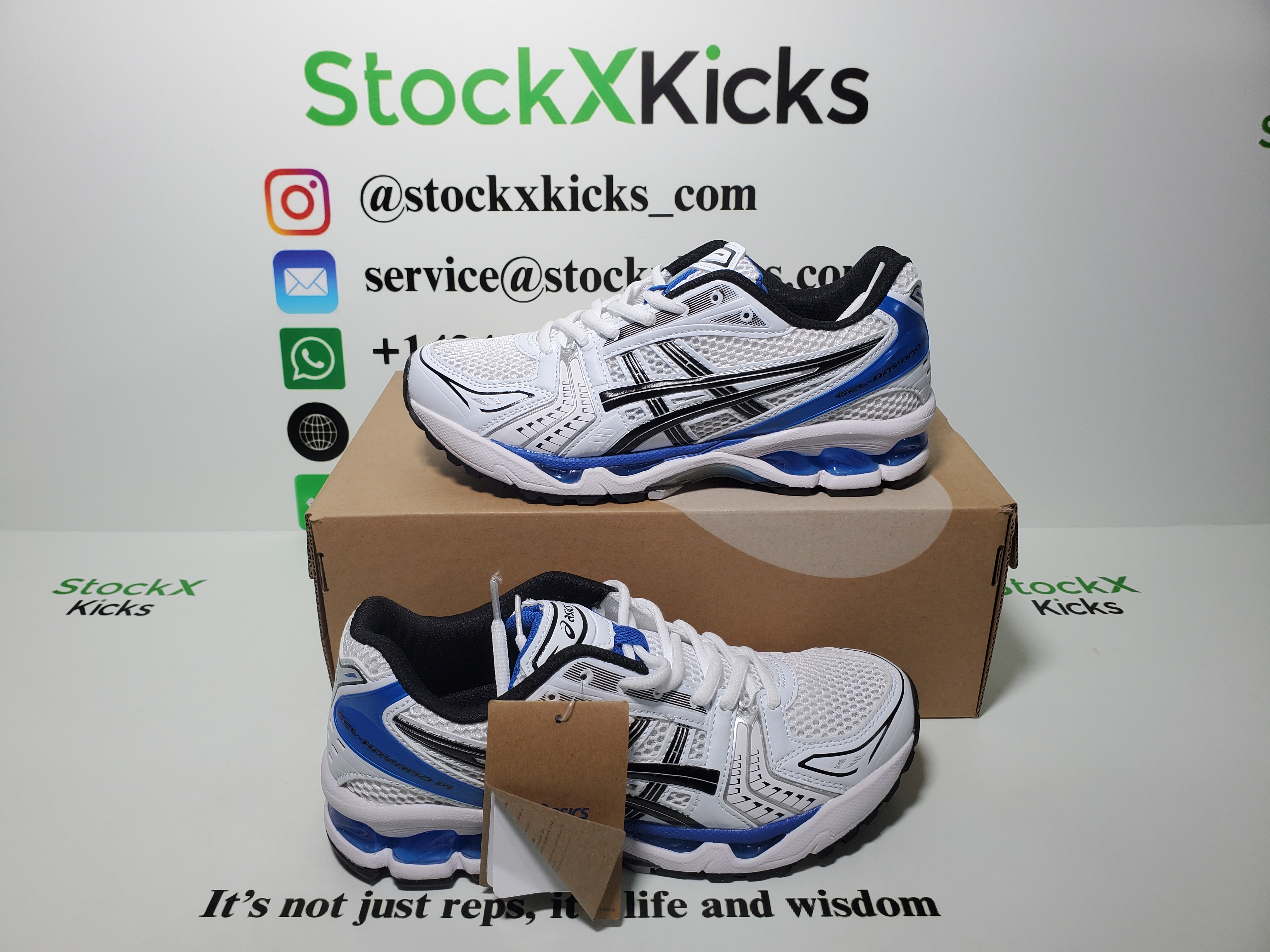 ASICS Gel-Kayano 14 White Tuna Blue 1201A019-101 review stockxkicks.org 03