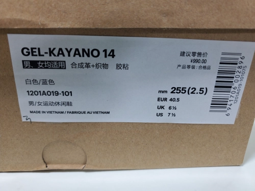 ASICS Gel-Kayano 14 White Tuna Blue 1201A019-101 review 