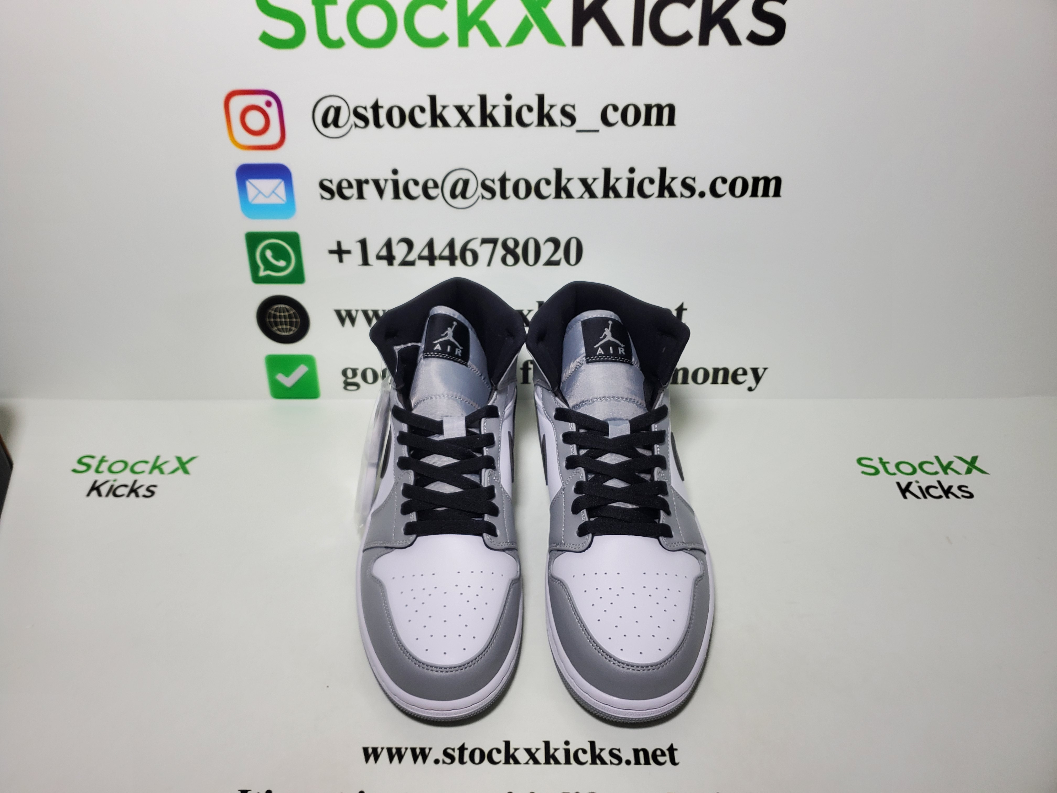 LJR Batch Air Jordan 1 Mid Light Smoke Grey 554724-092 review stockxkicks.org 05