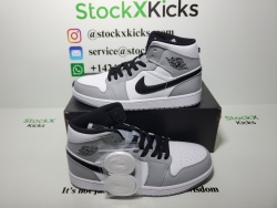 LJR Batch Air Jordan 1 Mid Light Smoke Grey 554724-092 review stockxkicks.org 04