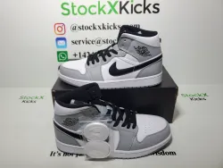 LJR Batch Air Jordan 1 Mid Light Smoke Grey 554724-092 review stockxkicks.org 04