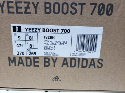 PK God Batch adidas Yeezy Boost 700 Utility Black FV5304 review 