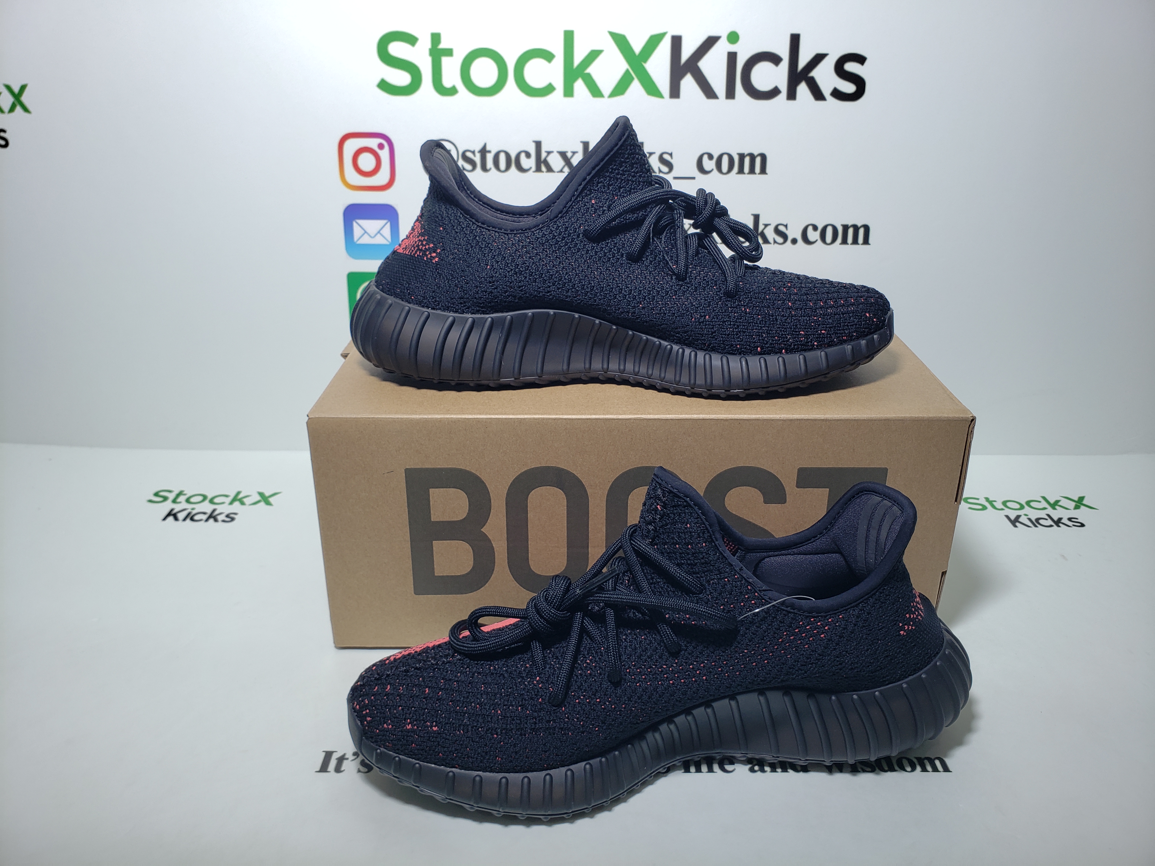 PK God Batch adidas Yeezy Boost 350 V2 Core Black Red BY9612 review stockxkicks.org 04