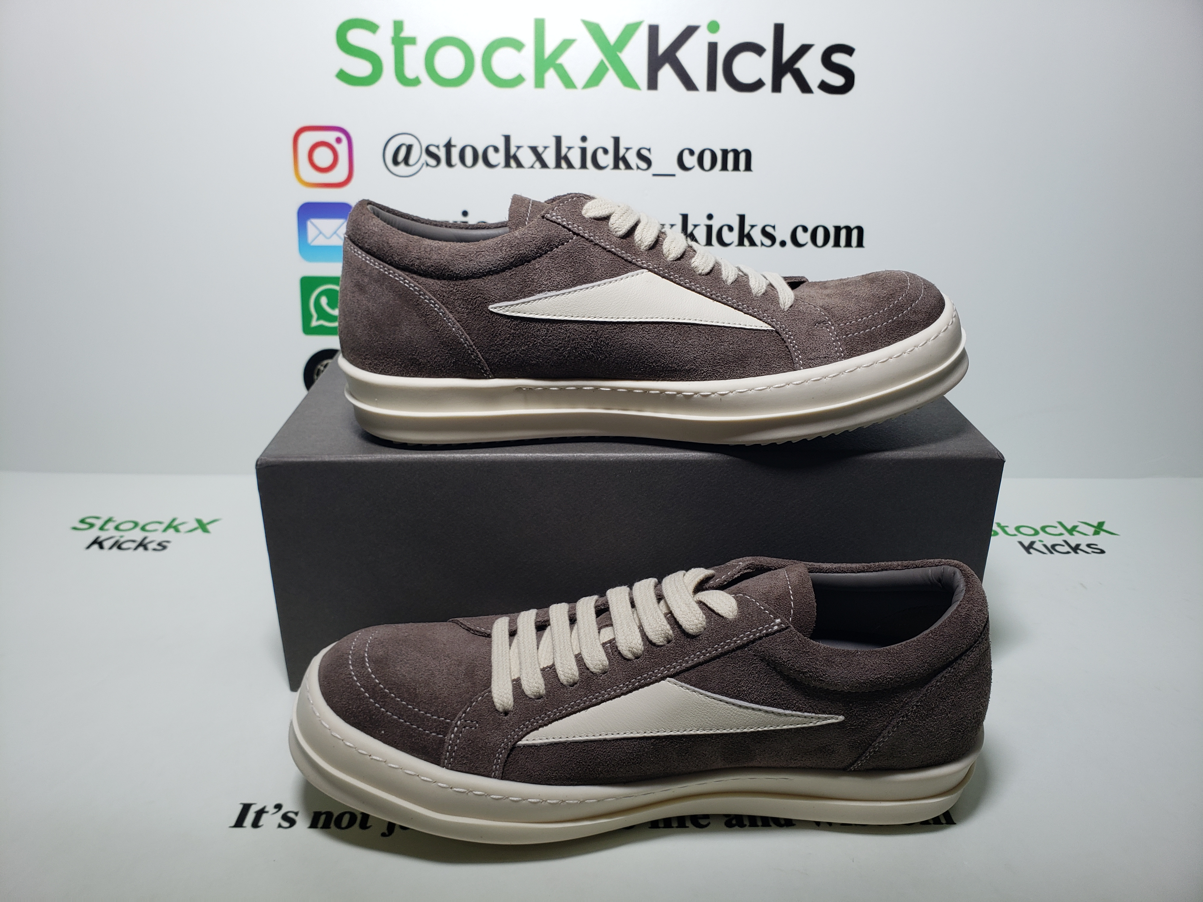 RICK OWENS VINTAGE SNEAKS IN VELOUR SUEDE COW RU02B2897 LPOLPO-3411 review stockxkicks.org 04