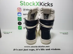 Rick Owens Baby Off-White & Black Geobasket Sneakers WHITE review stockxkicks.org 02