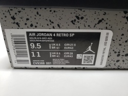 PK God Batch OFF White x Air Jordan 4 Bred CV9388-001 review stockxkicks.org 01
