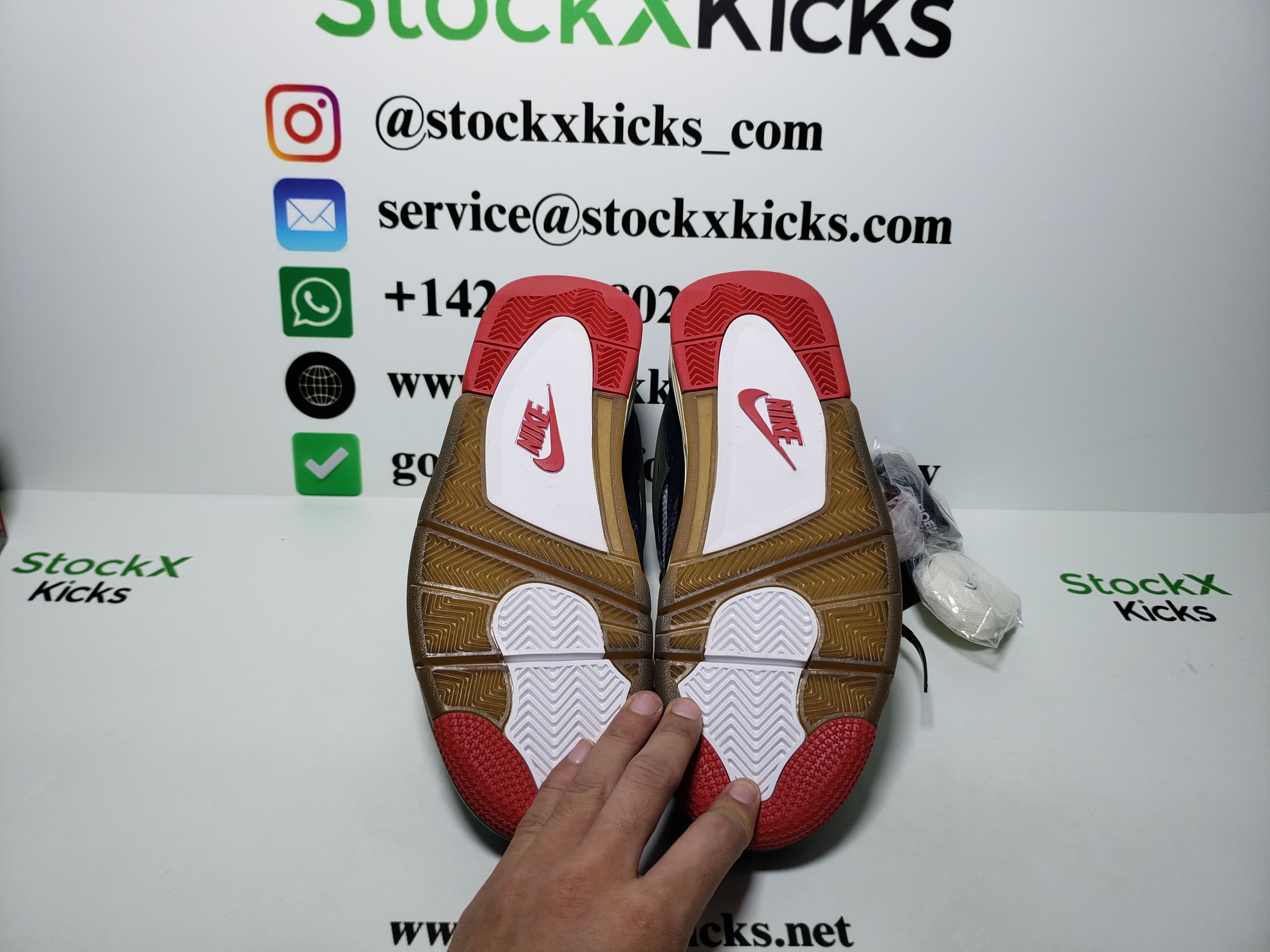 PK God Batch OFF White x Air Jordan 4 Bred CV9388-001 review stockxkicks.org 06