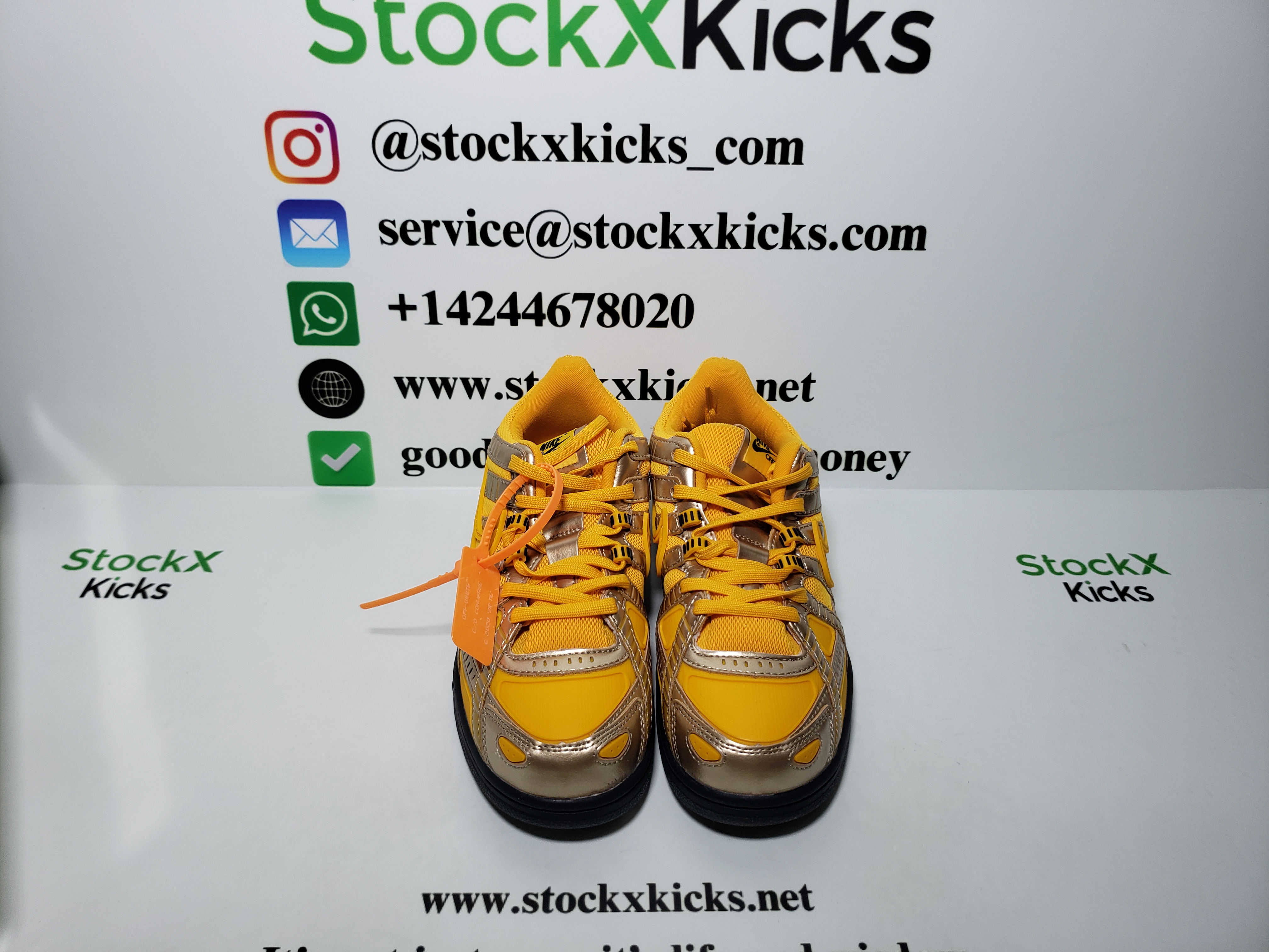 LJR Batch Nike Air Rubber Dunk Off-White University Gold CU6015-700 review stockxkicks.org 05