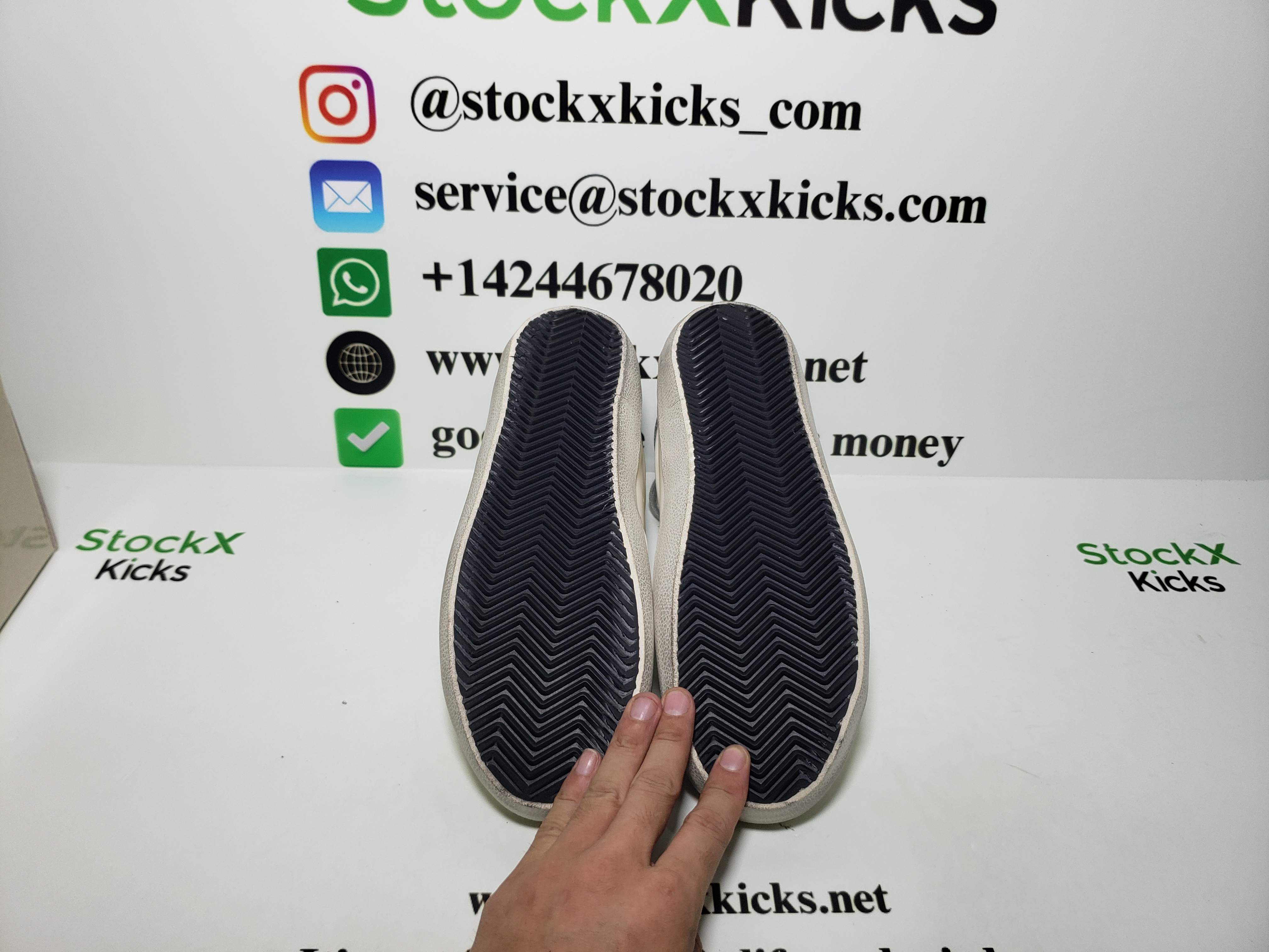 Golden Goose Super Star 'Dark Blue Heel' review stockxkicks.org 06