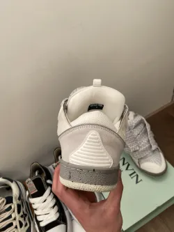 Lanvin Curb Sneaker White Grey Pale PB250110 FW SKDK02 DOTS P23 review Kerem 06