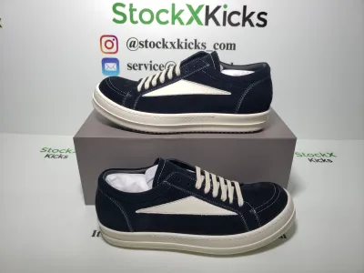 Rick Owens Strobe Vintage Low Black Suede RU01C4897 LPOLVS-911 review stockxkicks 03