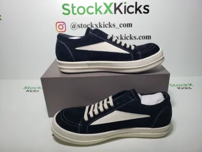 Rick Owens Strobe Vintage Low Black Suede RU01C4897 LPOLVS-911 review stockxkicks 04