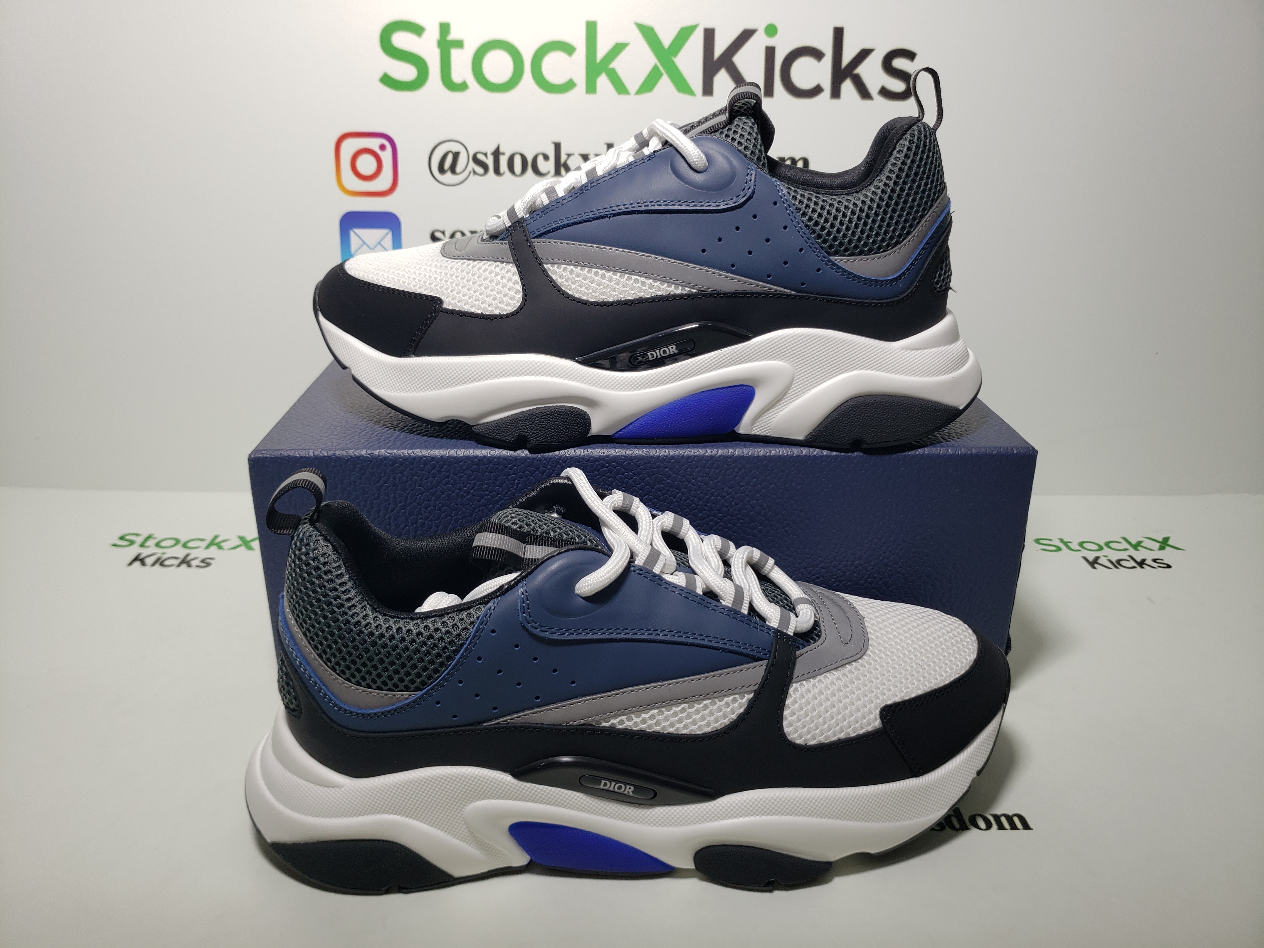 Dior B22 Blue Black 3SN231YUL_H569 review stockxkicks 03