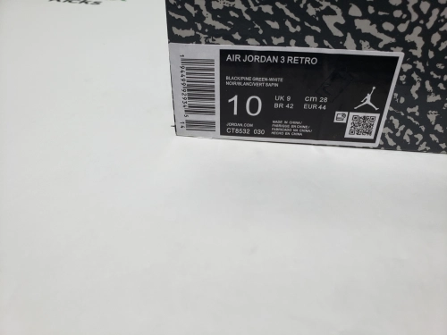 PK God Batch Air Jordan 3 Retro Pine Green CT8532-030 review 