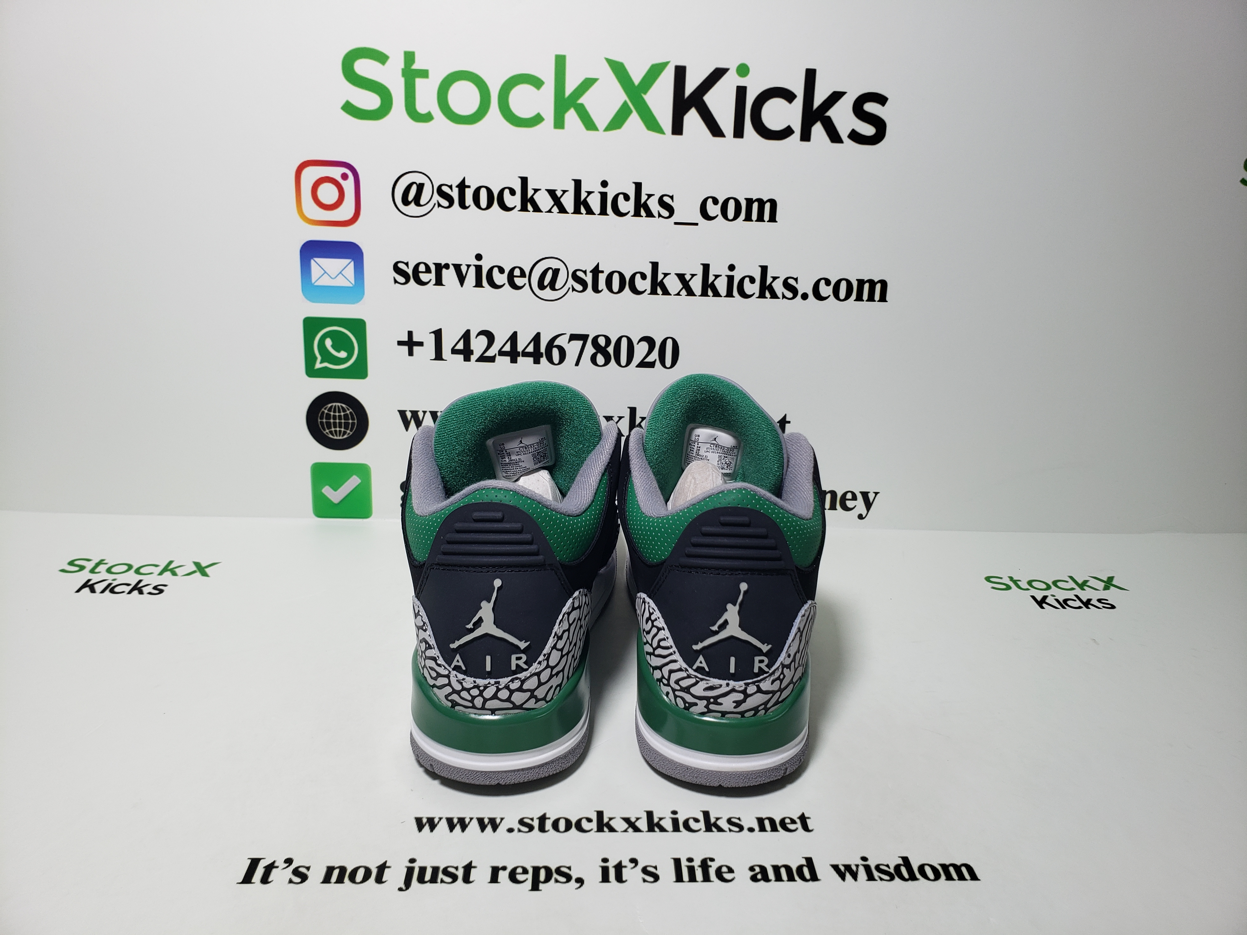 PK God Batch Air Jordan 3 Retro Pine Green CT8532-030 review stockxkicks 01