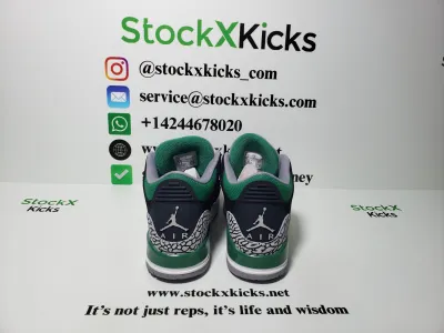 PK God Batch Air Jordan 3 Retro Pine Green CT8532-030 review stockxkicks 01