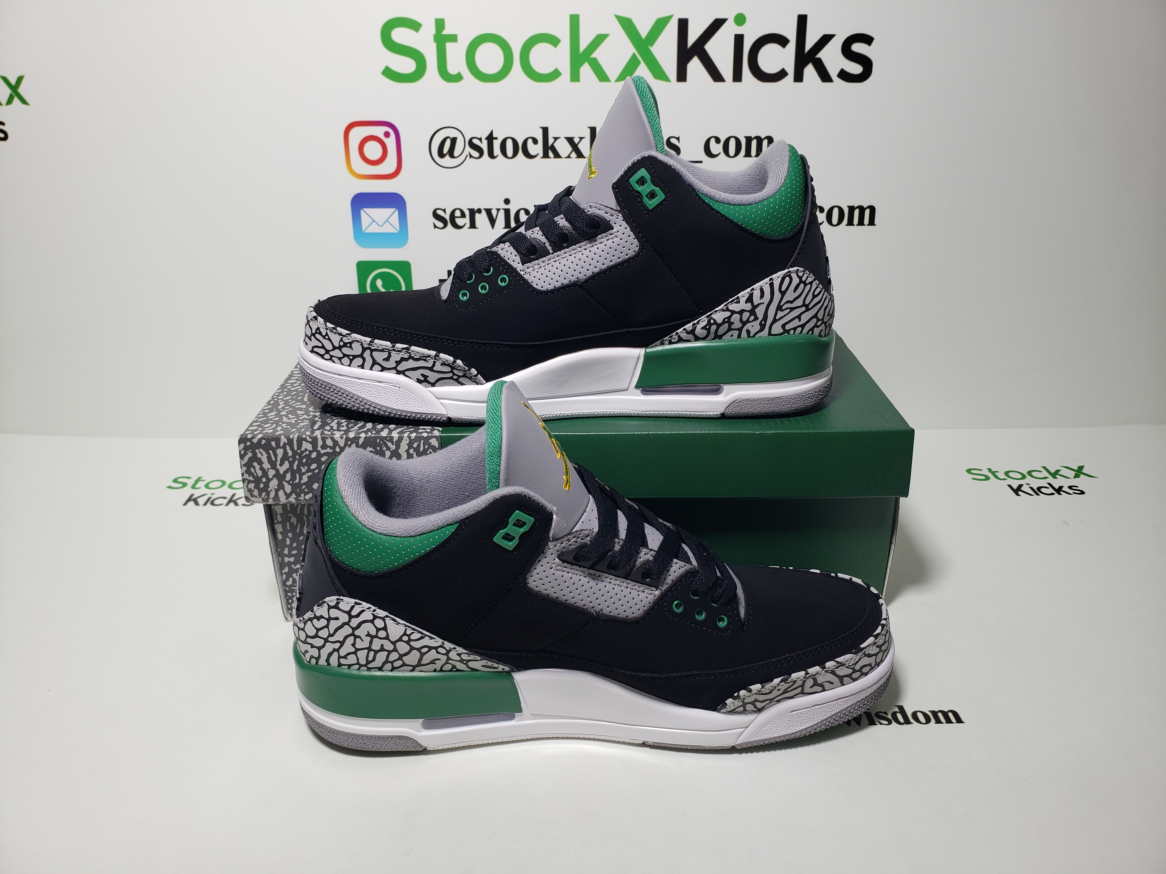 PK God Batch Air Jordan 3 Retro Pine Green CT8532-030 review stockxkicks 06