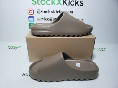 PK God Batch adidas Yeezy Slide Earth Brown FV8425 review stockxkicks 04
