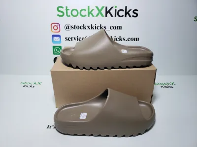 PK God Batch adidas Yeezy Slide Earth Brown FV8425 review stockxkicks 03