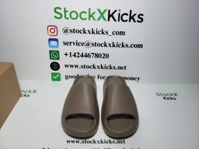 PK God Batch adidas Yeezy Slide Earth Brown FV8425 review stockxkicks 06