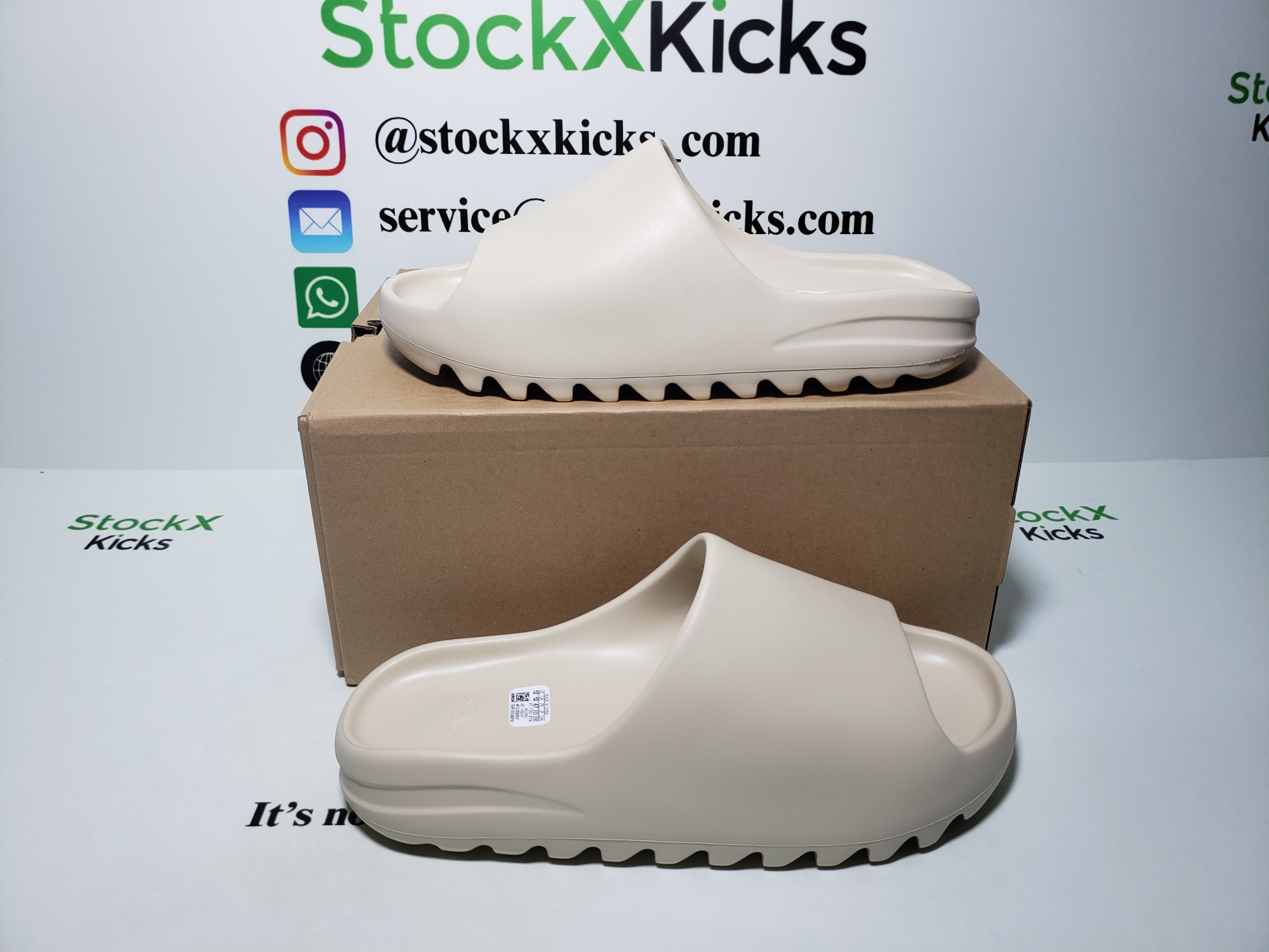PK God adidas Yeezy Slide Bone FW6345 review stockxkicks 03