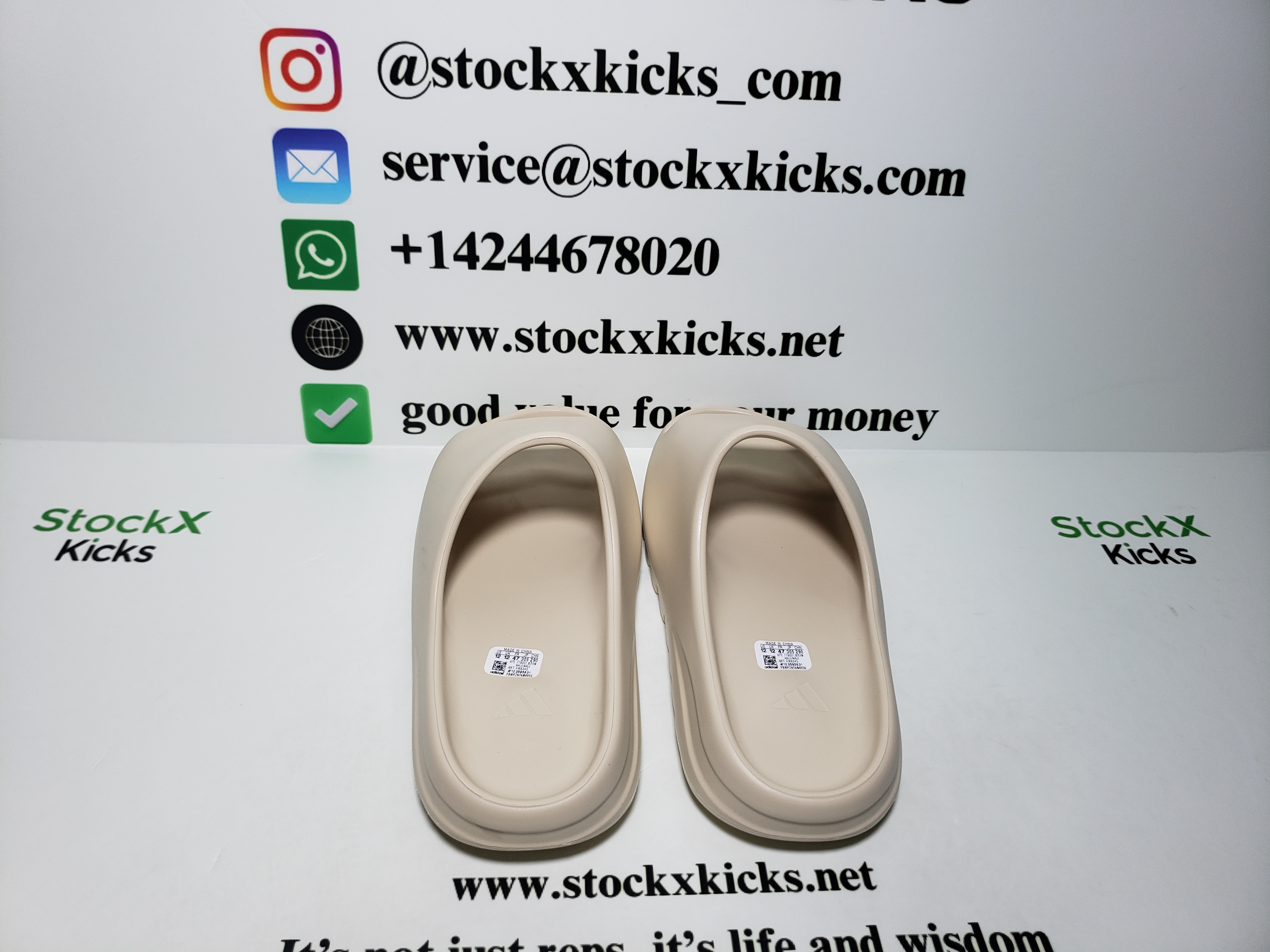 PK God adidas Yeezy Slide Bone FW6345 review stockxkicks 01