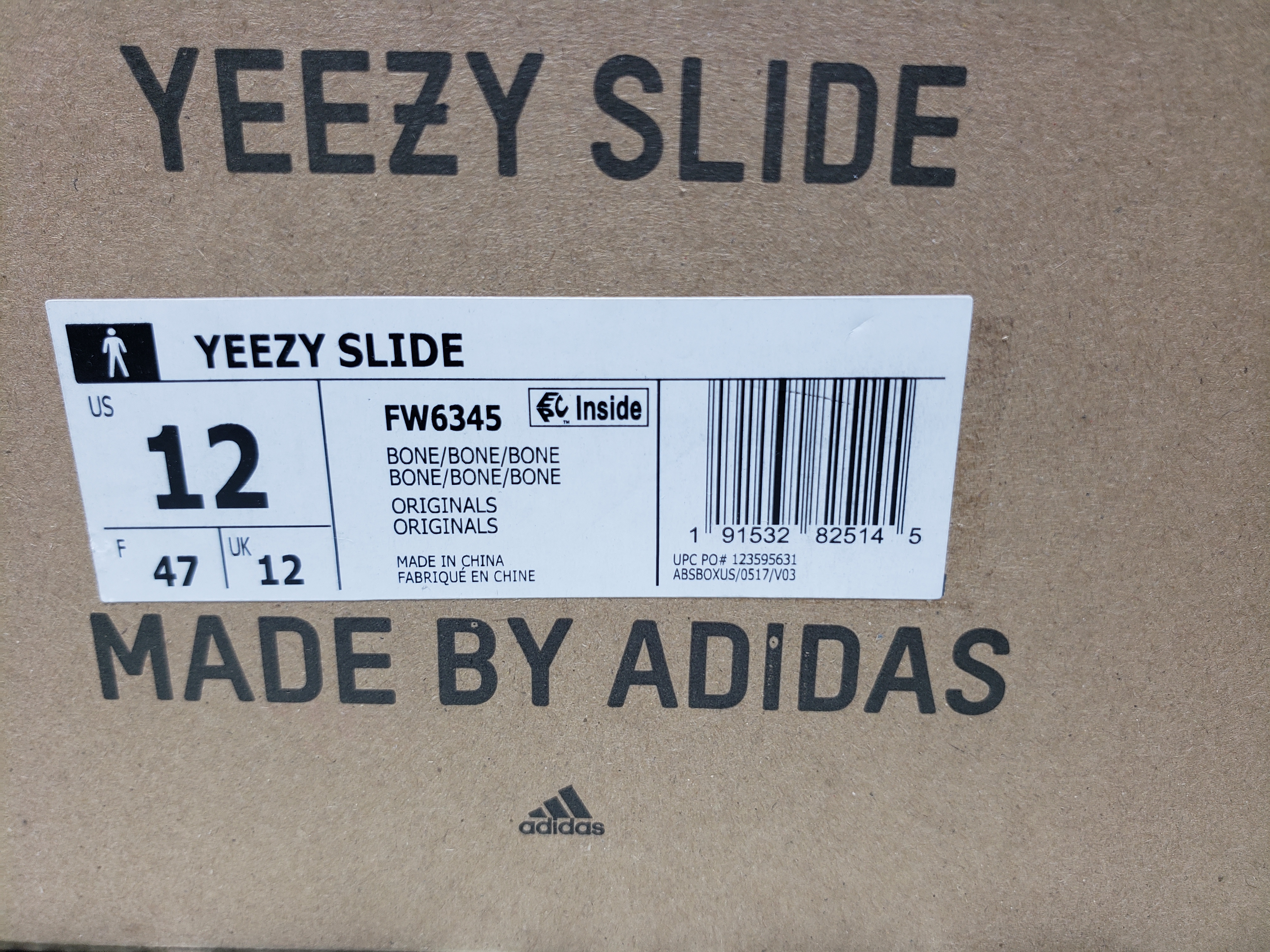 PK God adidas Yeezy Slide Bone FW6345 review stockxkicks 00
