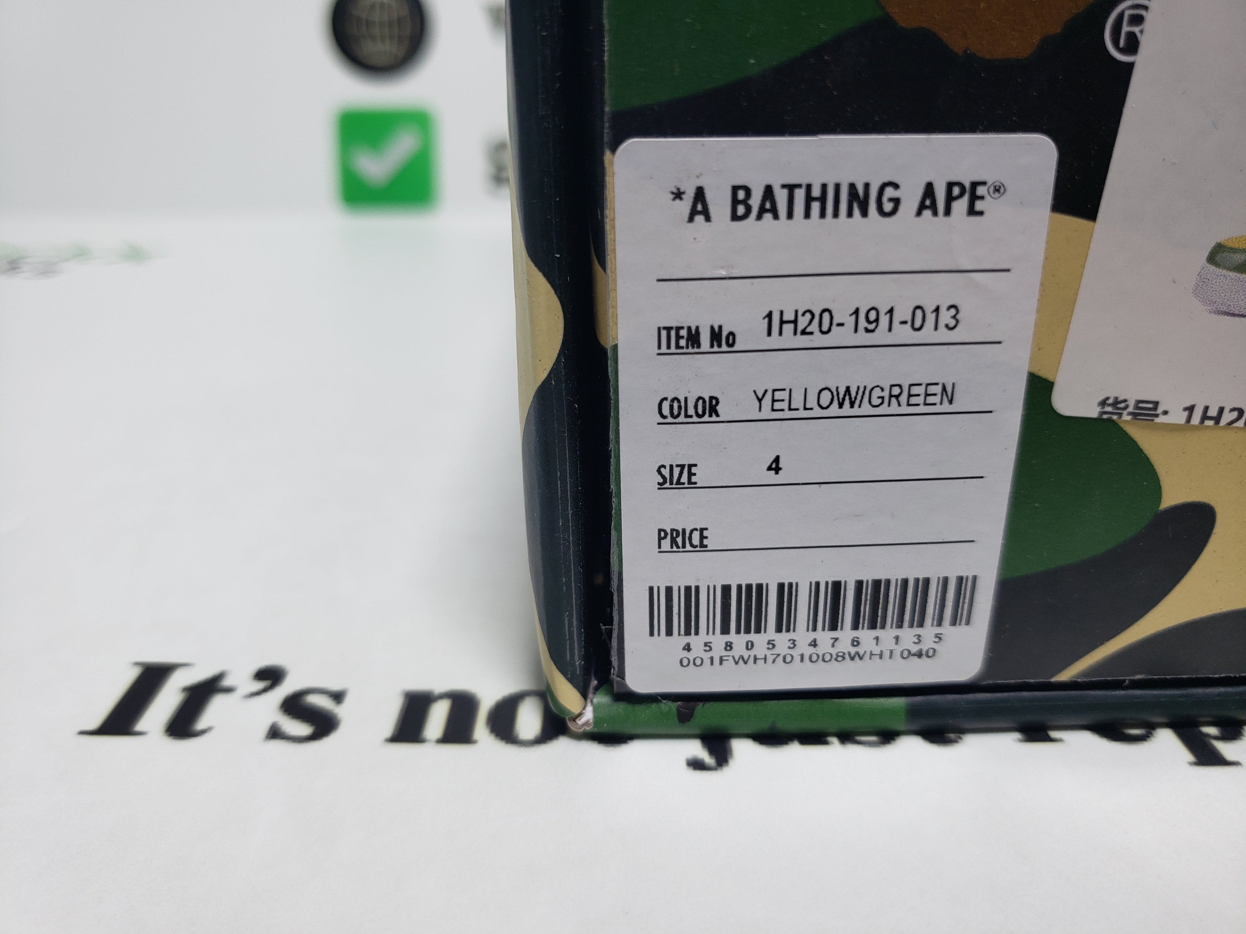 A Bathing Ape Bape Sta Green Shark 1H20-191-013  review stockxkicks 00