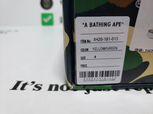 A Bathing Ape Bape Sta Green Shark 1H20-191-013  review 