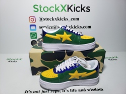 A Bathing Ape Bape Sta Green Shark 1H20-191-013  review stockxkicks 05