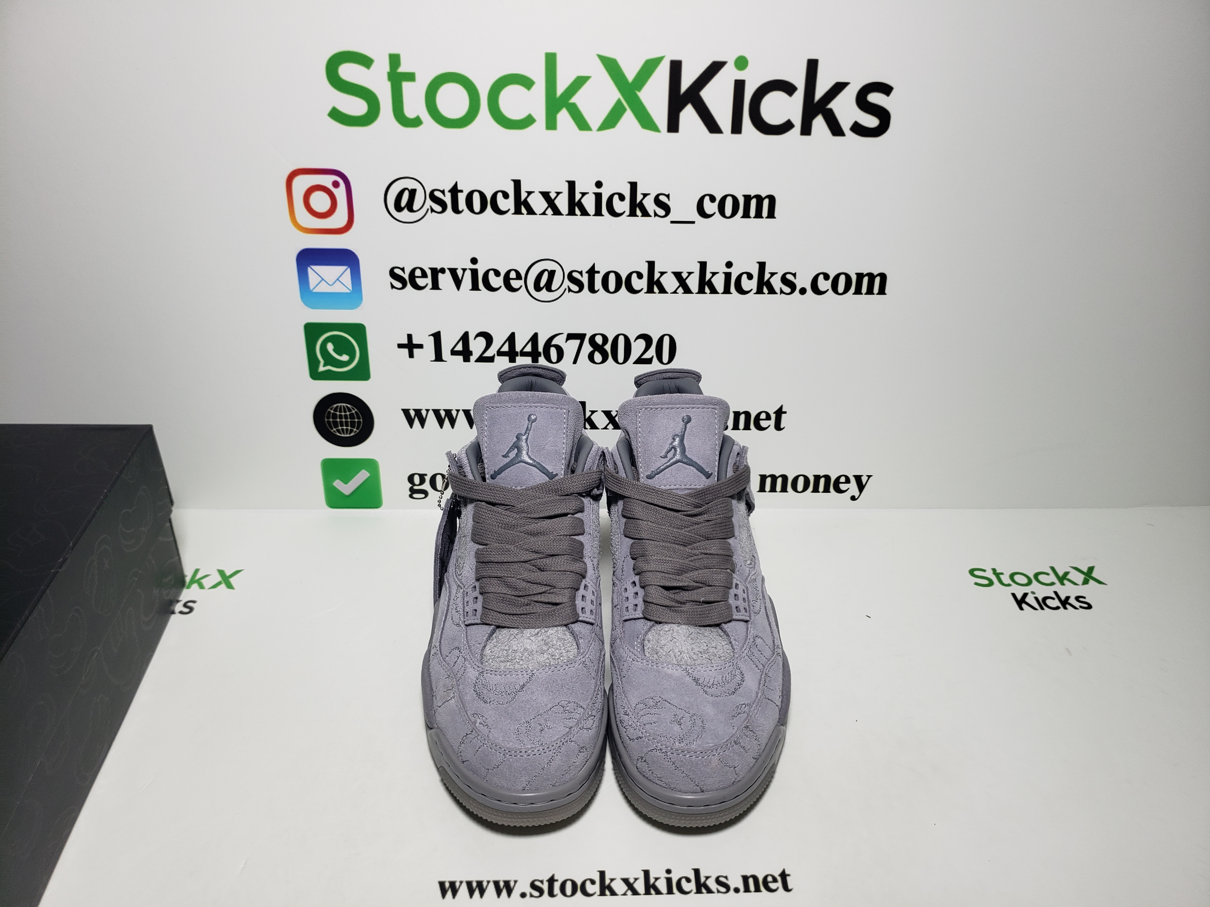 PK God Batch Nike Air Jordan 4 Retro Kaws  930155-003 review stockxkicks 06