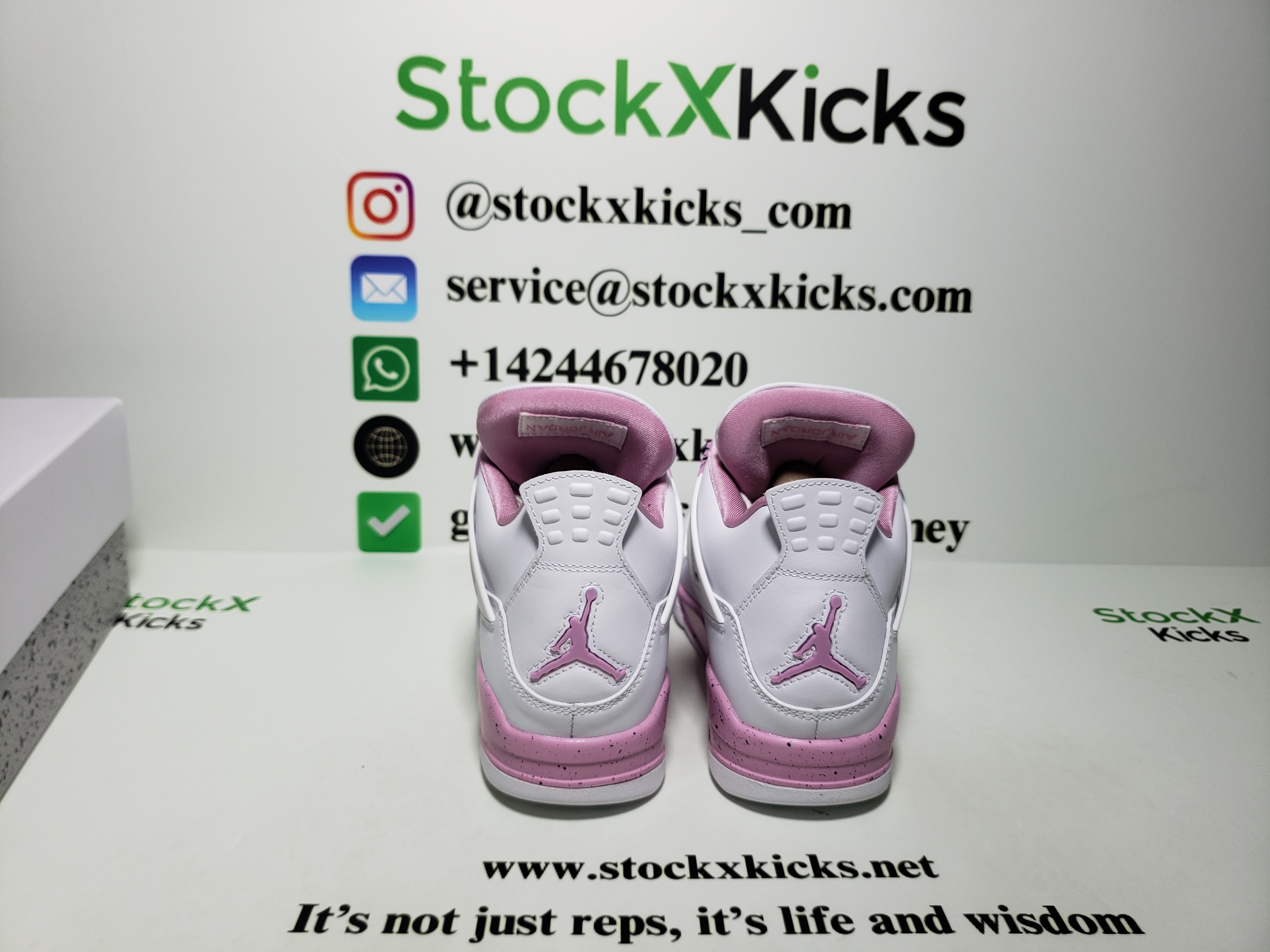 PK God Batch Air Jordan 4 White Pink CT8527-116 review stockxkicks 01