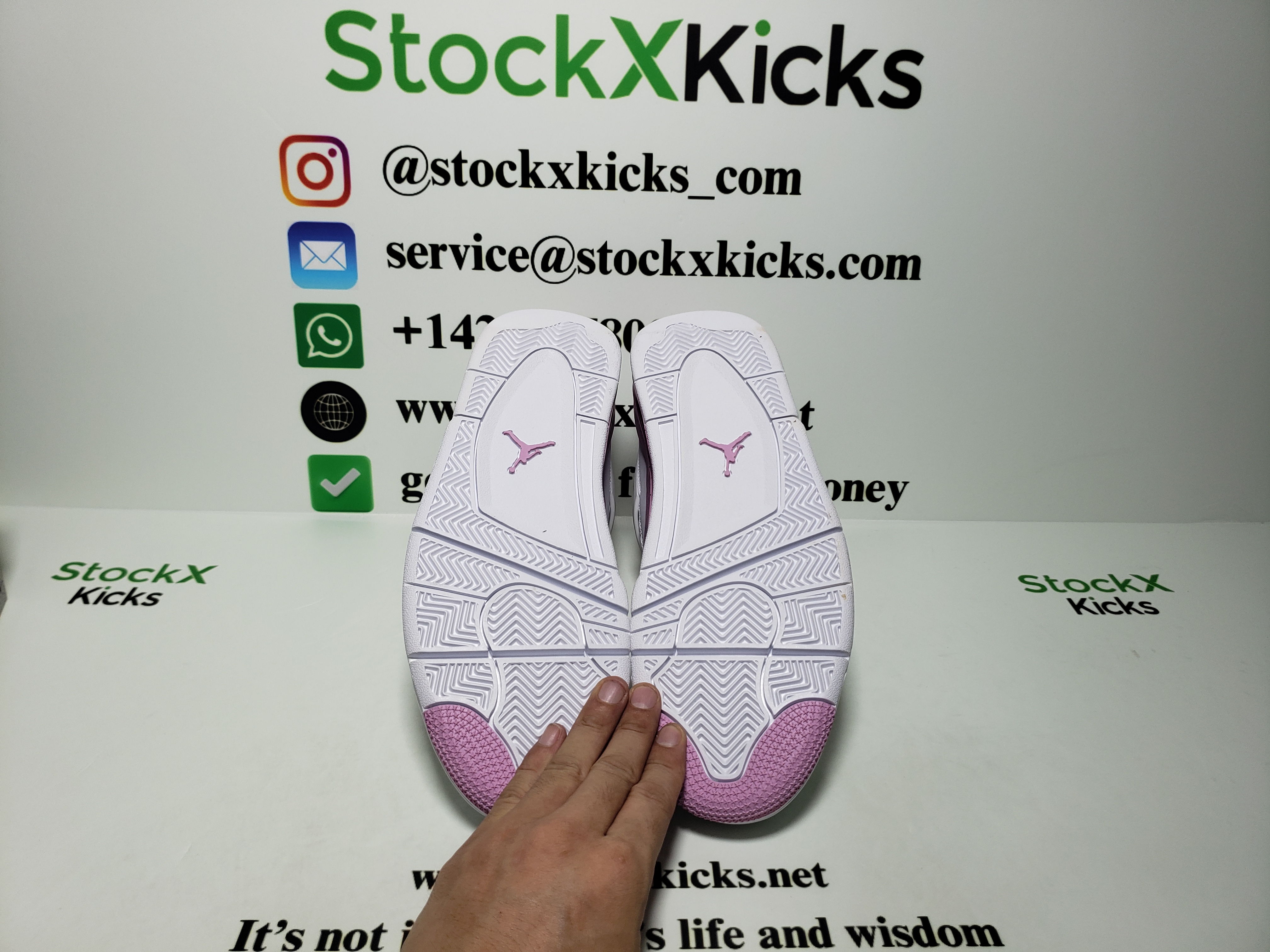 PK God Batch Air Jordan 4 White Pink CT8527-116 review stockxkicks 06