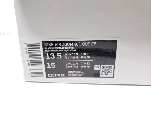 Nike Air Zoom GT Cut Black Crimson Green CZ0176-001 review 