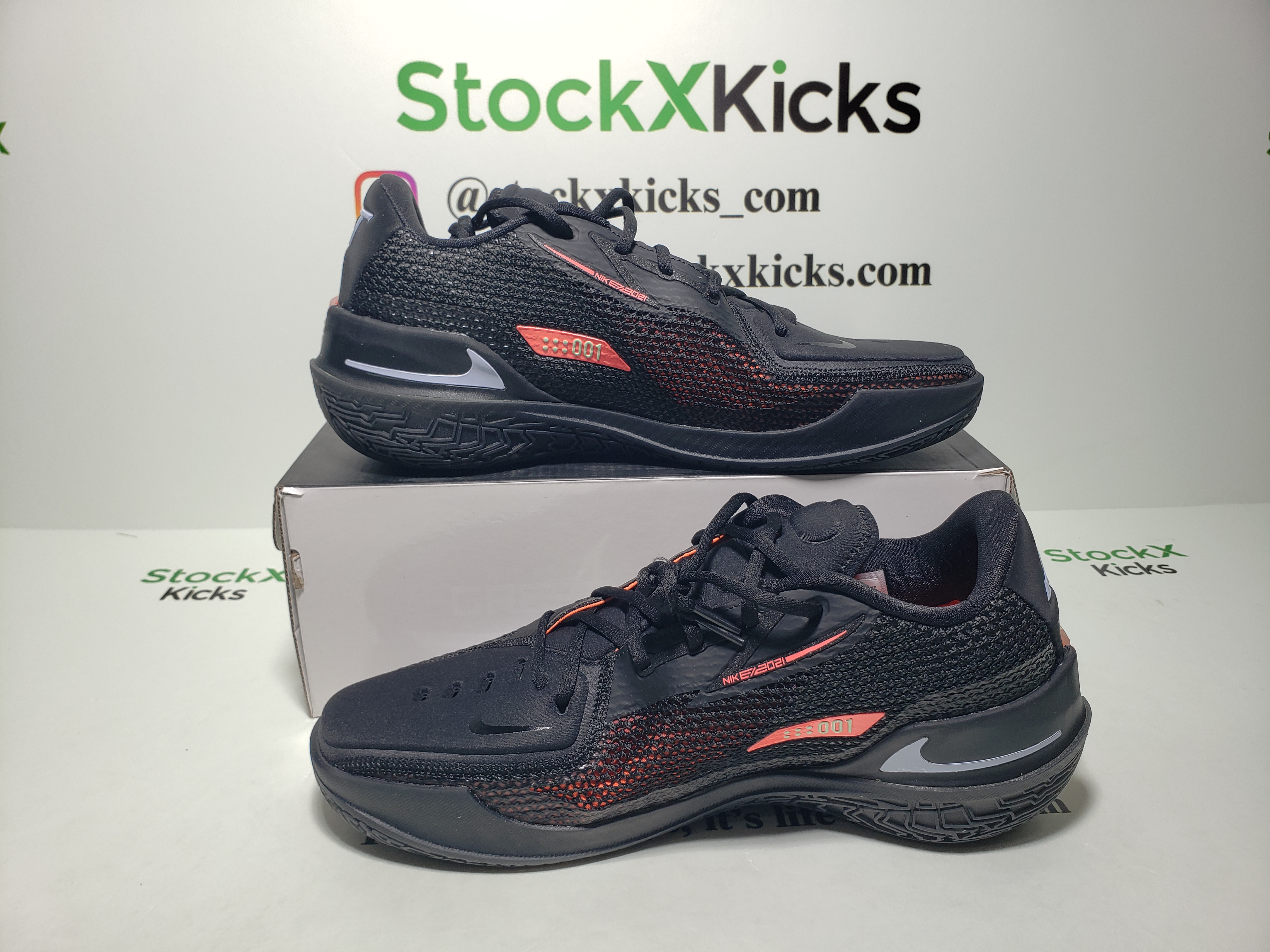 Nike Air Zoom GT Cut Black Crimson Green CZ0176-001 review stockxkicks 04